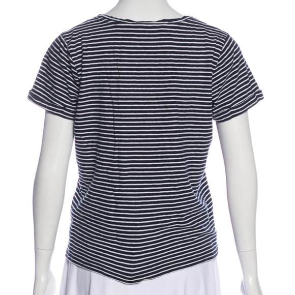 A.P.C. Striped Crew Neck T-Shirt in Medium - Picture 3 of 3